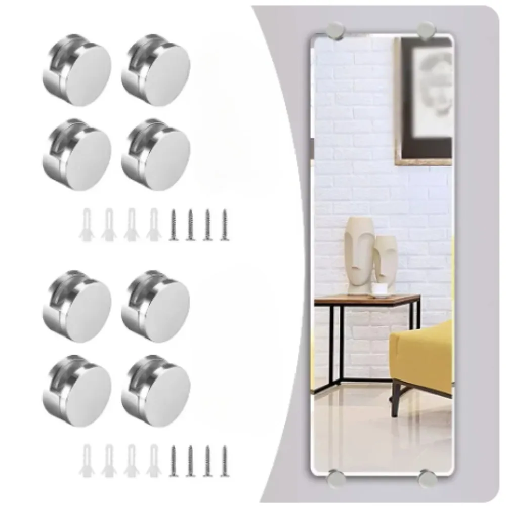Home Hardware Bathroom Mirrors - Mirror Clips 2/4/6pcs 26.5x13.5mm Glass Mirror