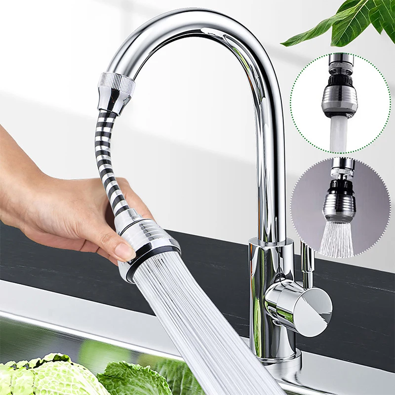 Home Bathroom Renovation - Faucet Extender Nozzle Rotatable Faucet Adjustable