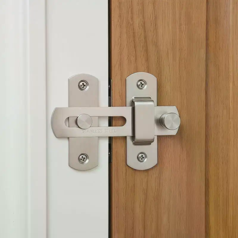 Home Hardware Bathroom Cabinets - Thick Stainless Steel Door Latch Lock
