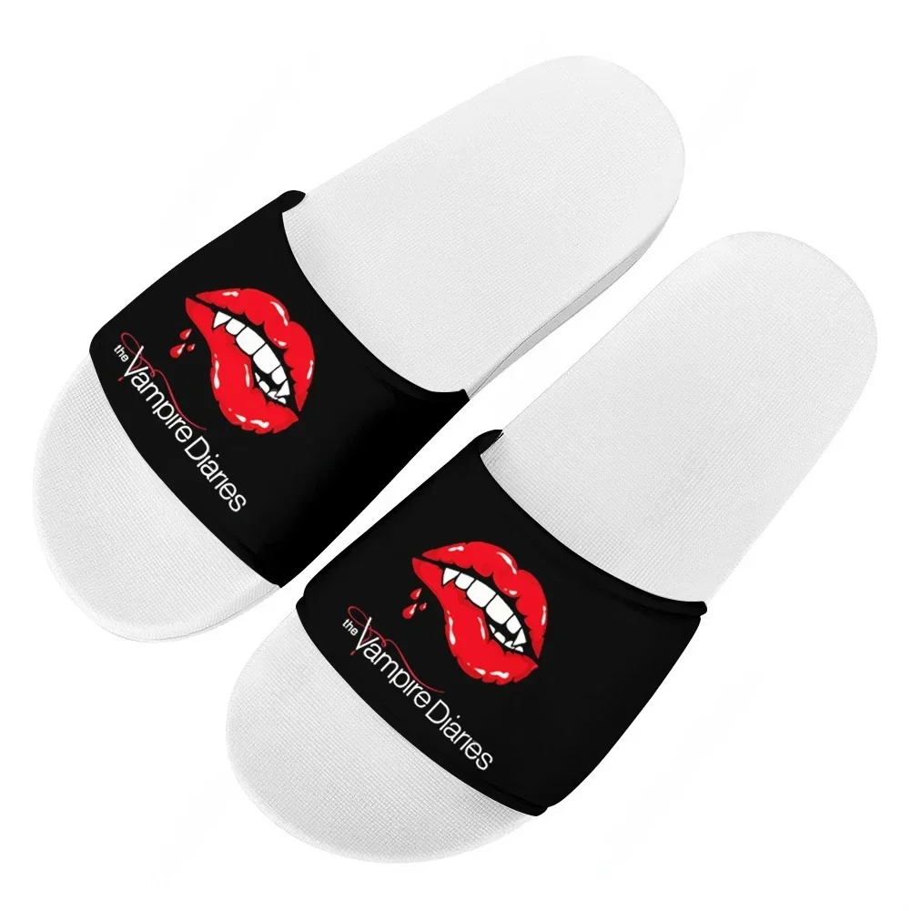Home Outside Bathroom - The Vampire Ddiaries Slippers Home Customized