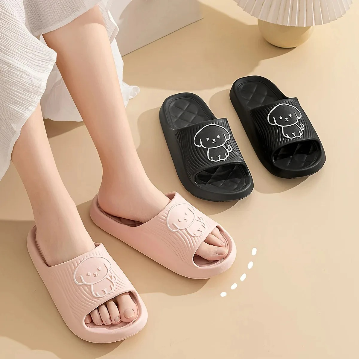 Cute Carton Slippers Bathroom  - đánh giá và giá Home Bathroom Size