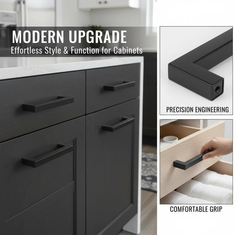 Slim Square Drawer Hardware 3. - đánh giá và giá Home Hardware Bathroom Cabinets