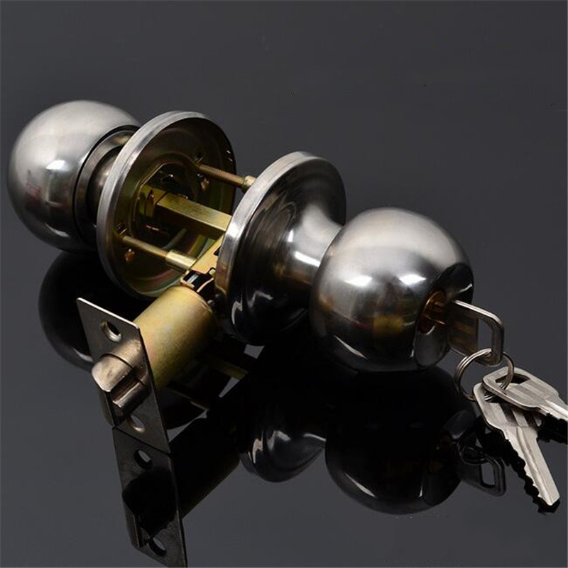 Round Ball Privacy Door Knob B - đánh giá và giá Home Bathroom Lock