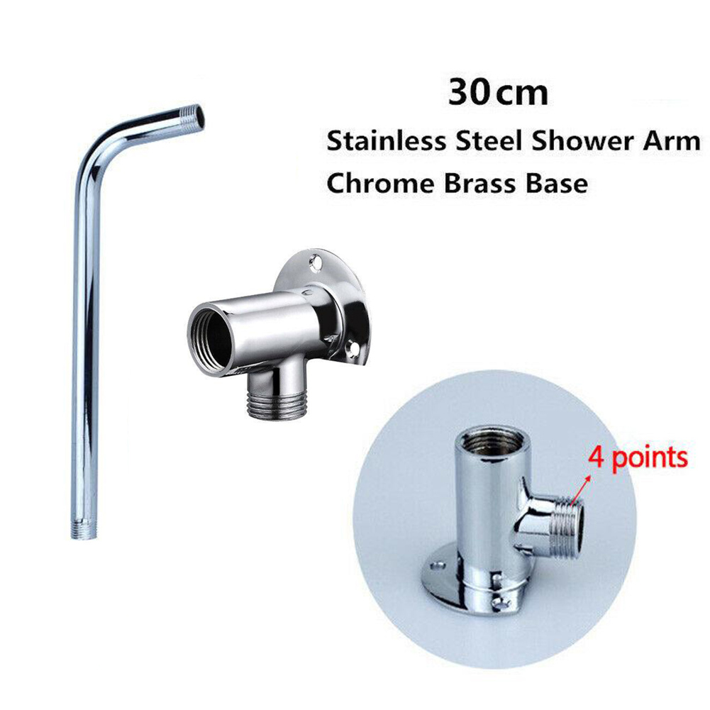 Stainless Steel Shower Arm Wal - đánh giá và giá Home Bathroom Renovation