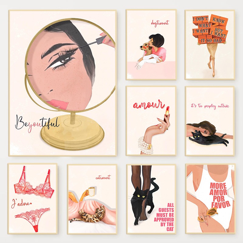 Retro Glam Fashion Magazine Po - đánh giá và giá Home Bathroom Quotes