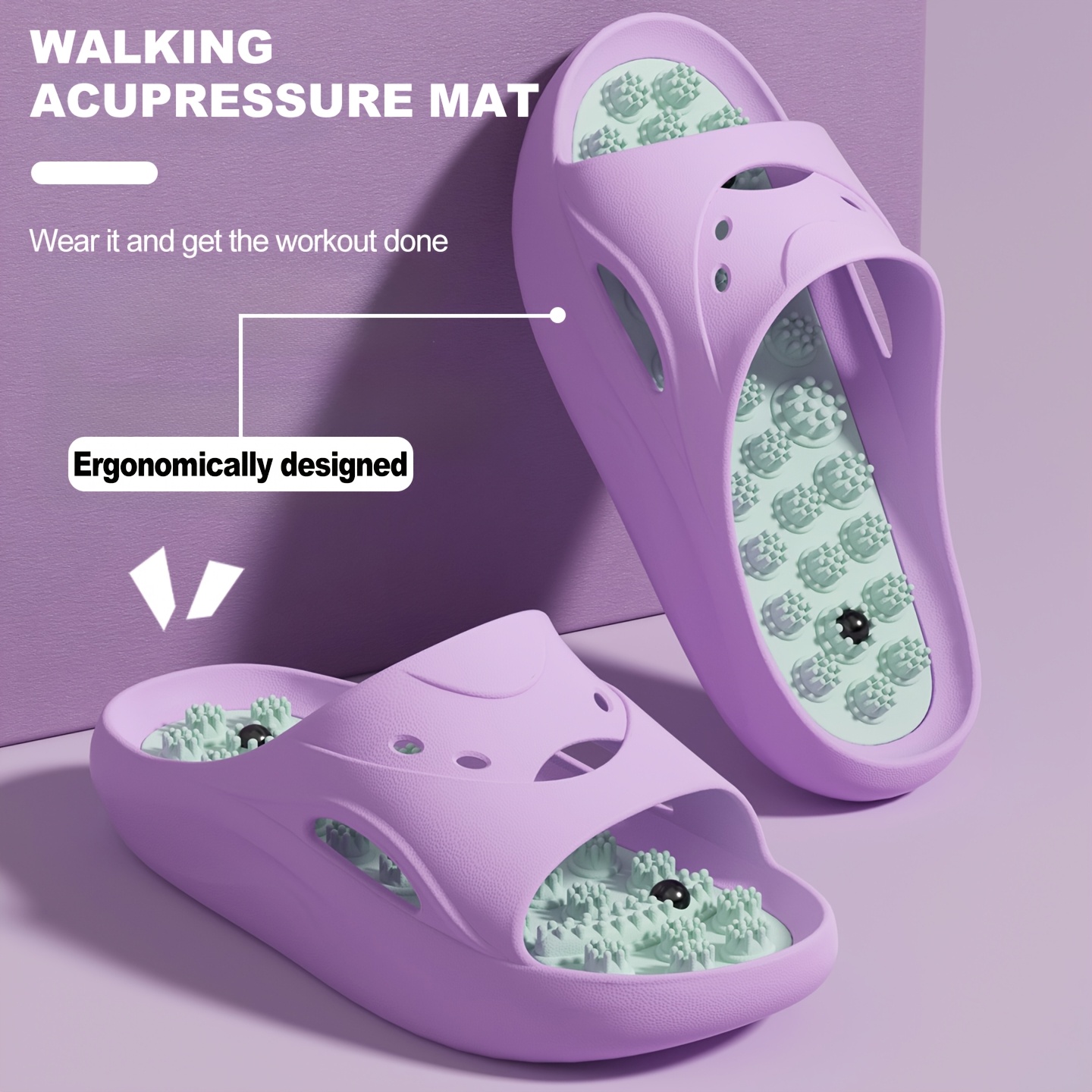 Women Men EVA Massage Slippers - đánh giá và giá Home Bathroom Size