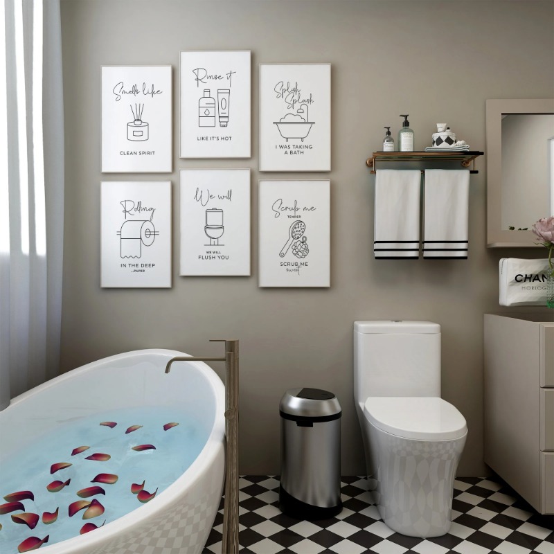 Funny Music Lover Bathroom Hum - đánh giá và giá Home Bathroom Quotes