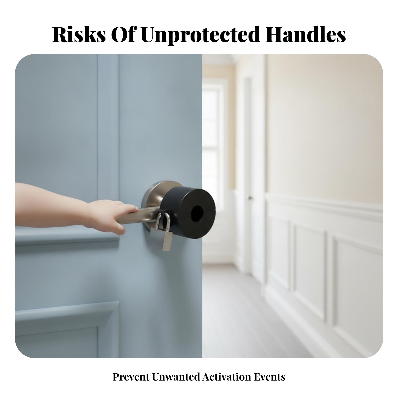 Door Knob Lockout Device Black - đánh giá và giá Home Bathroom Lock