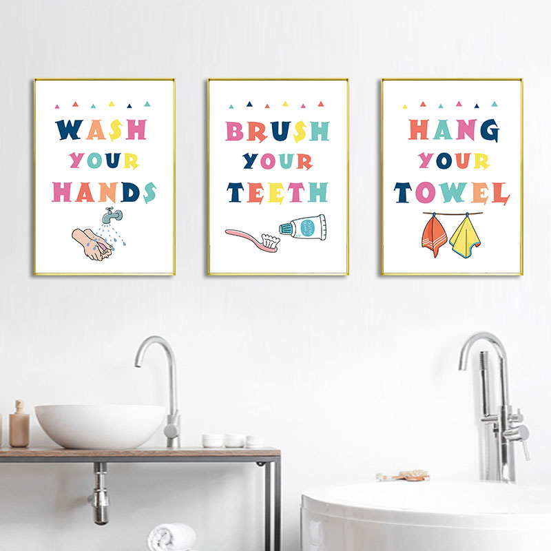 Modern Colorful Kids Bathroom  - đánh giá và giá Home Bathroom Quotes