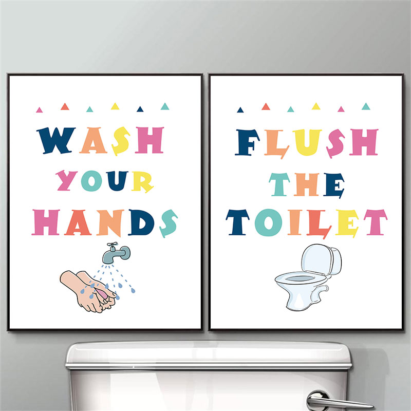 Modern Colorful Kids Bathroom  - đánh giá và giá Home Bathroom Quotes
