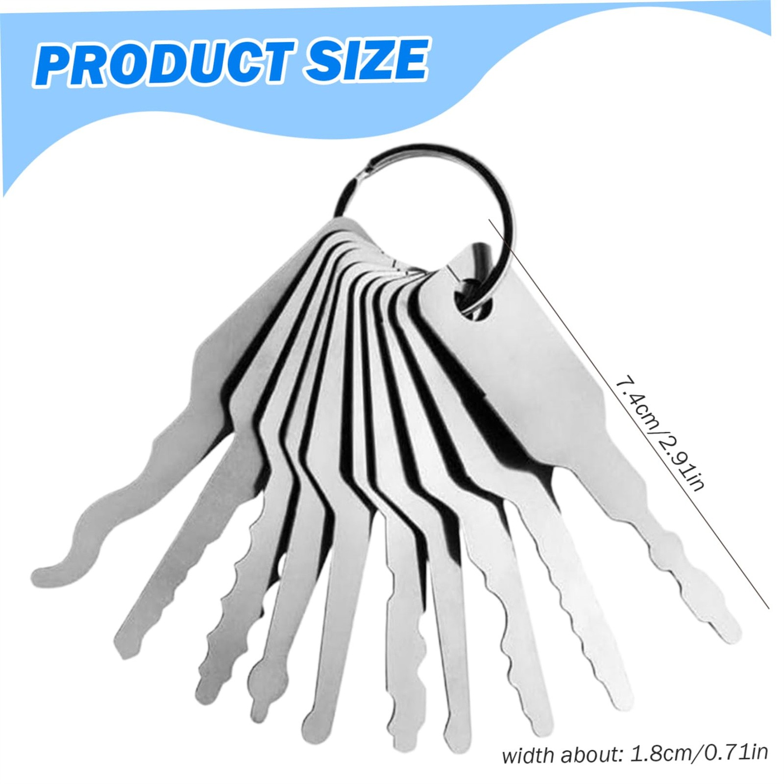 10pcs/Lot Uncut Key Blanks Loc - đánh giá và giá Home Bathroom Lock