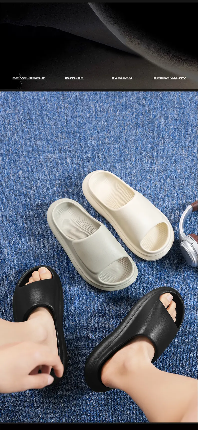 Men Minimalist Beach Slides Po - đánh giá và giá Home Outside Bathroom