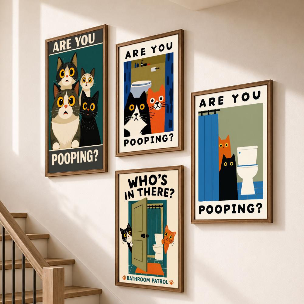 Funny Cats Bathroom Privacy To - đánh giá và giá Home Bathroom Quotes
