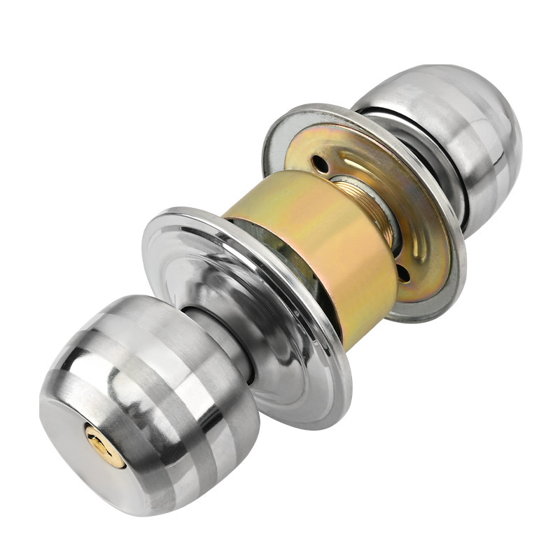 Stainless Steel Golden Round B - đánh giá và giá Home Bathroom Lock