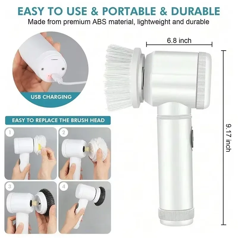 New Cordless Spin Scrubber Ele - đánh giá và giá Home Bathroom Renovation